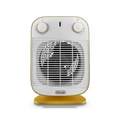 DeLoghi Stufa elettrica con elettroventola 2000W Giallo