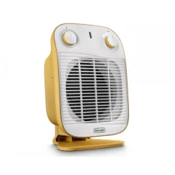 DeLoghi Stufa elettrica con elettroventola 2000W Giallo