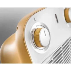 DeLoghi Stufa elettrica con elettroventola 2000W Giallo