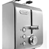 De'Longhi CTX2203 Tostapane, 550 W, 2 Fette con Pinze, Acciaio