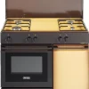 DE LONGHI - Cucina e forno SGK 854 NM Classe A, 4 fuochi a gas - COPPERTONE