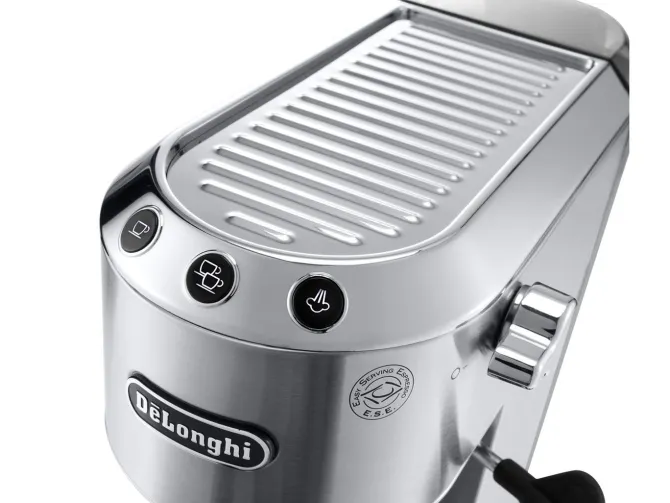 DeLonghi Dedica Style EC 685.M Macchina per espresso 1.1L Nero, Metallico, Argento