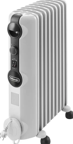 De'Longhi TRRS 0920 Radiatore ad Olio 9 Elementi Elettrico, Bianco