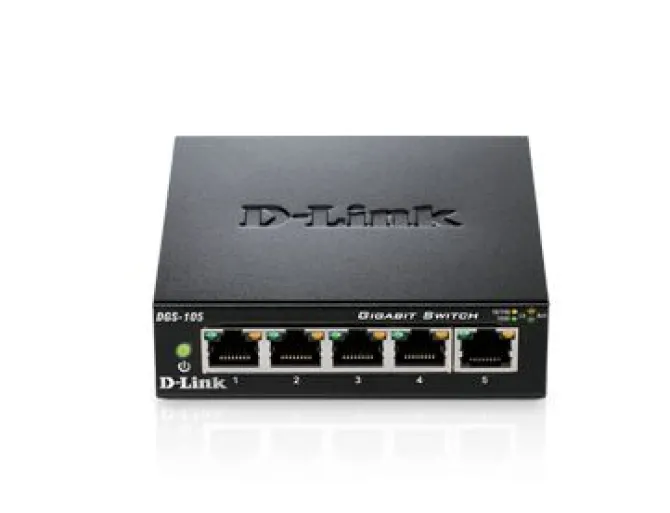 D-Link DGS-105 No gestito Nero switch di rete