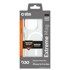 D3O - Cover Ultraresistente Magsafe iPhone 16 Pro Max - trasparente