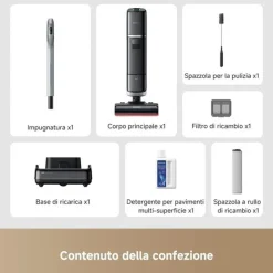 DREAME Scopa elettrica H15 PRO VIM HEAT-Nero / Grigio