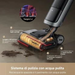 DREAME Scopa elettrica H15 PRO VIM HEAT-Nero / Grigio
