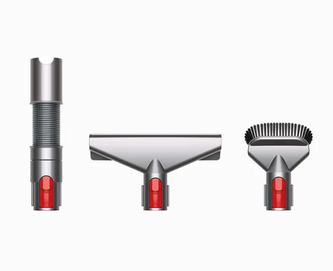 Dyson Cleaning Kit di accessori Ugello per imbottitura, Spazzola extra dura e Tubo di prolunga V7, V8 e V10