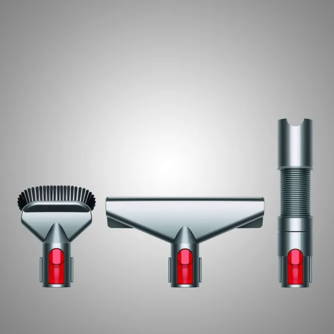 Dyson Cleaning Kit di accessori Ugello per imbottitura, Spazzola extra dura e Tubo di prolunga V7, V8 e V10