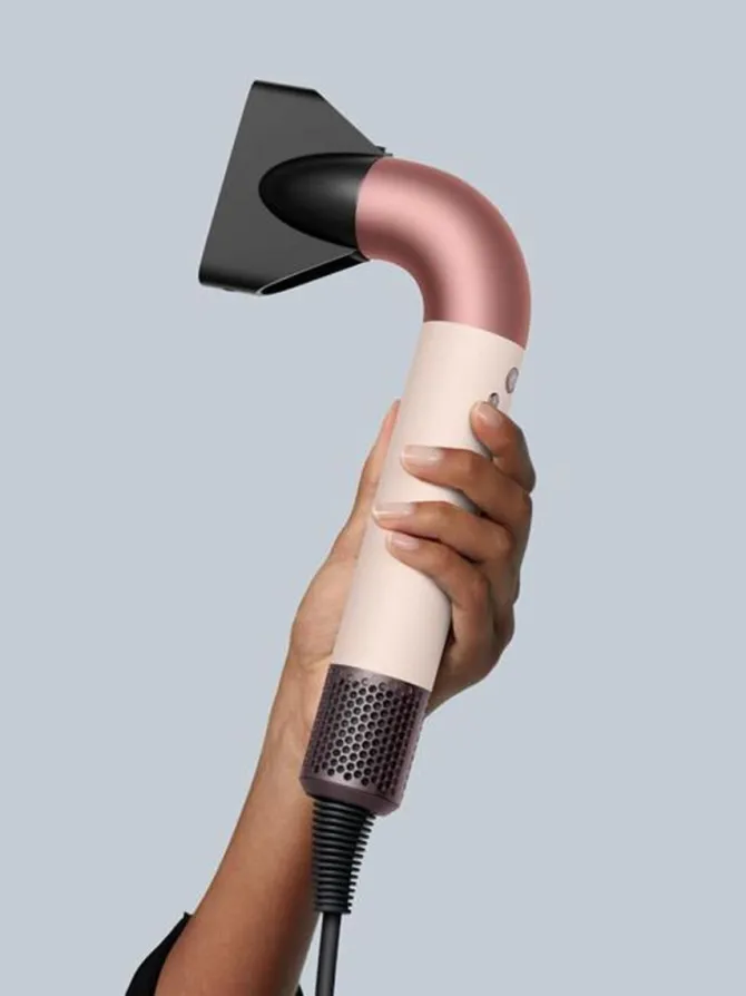 DYSON - Supersonic r™ Asciugacapelli Professionale effetto Riccio/Mosso, 1600 Watt, 3 velocità, 5 accessori, 110.000 giri - Rosa