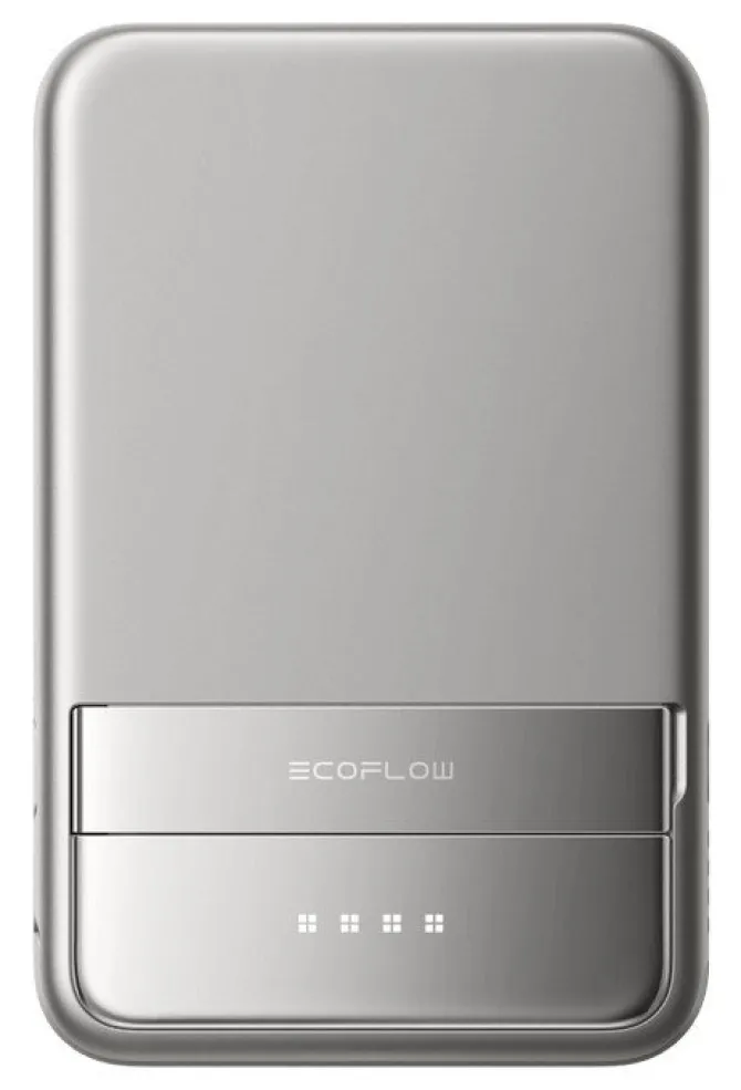 EcoFlow EF-RAPID5000-EU Powerbank 5000mAh USB-C e Qi2 Argento Ricarica Rapida