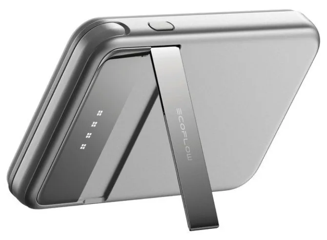 EcoFlow EF-RAPID5000-EU Powerbank 5000mAh USB-C e Qi2 Argento Ricarica Rapida