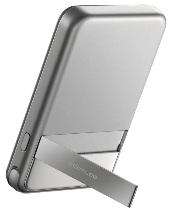 EcoFlow EF-RAPID5000-EU Powerbank 5000mAh USB-C e Qi2 Argento Ricarica Rapida