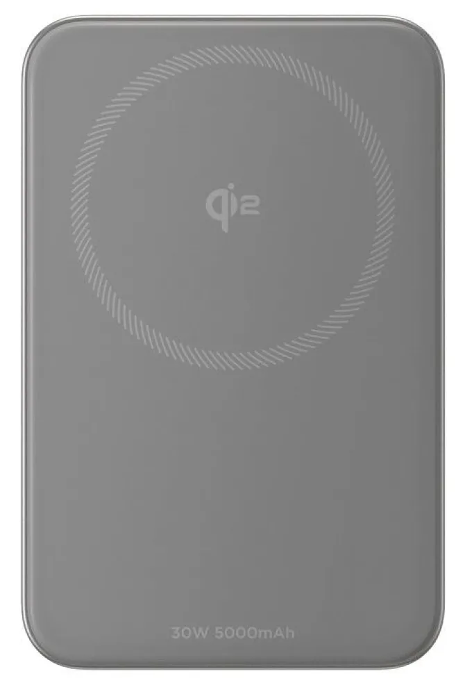 EcoFlow EF-RAPID5000-EU Powerbank 5000mAh USB-C e Qi2 Argento Ricarica Rapida