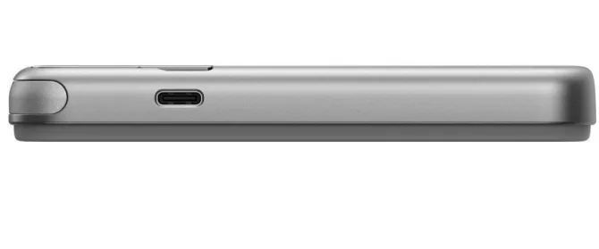 EcoFlow EF-RAPID5000-EU Powerbank 5000mAh USB-C e Qi2 Argento Ricarica Rapida