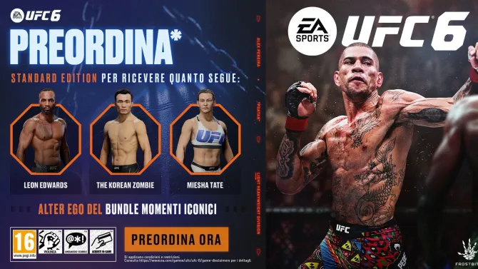 Electronic Arts EA Sports UFC 6 I Standard Edition PlayStation 5 | Disco | Videogiochi | Multilingua