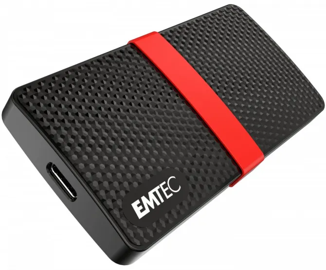 Emtec X200 128 GB Nero, Rosso