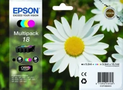Epson C13T18064022 3.3ml 5.2ml 175pagine 180pagine cartuccia d'inchiostro