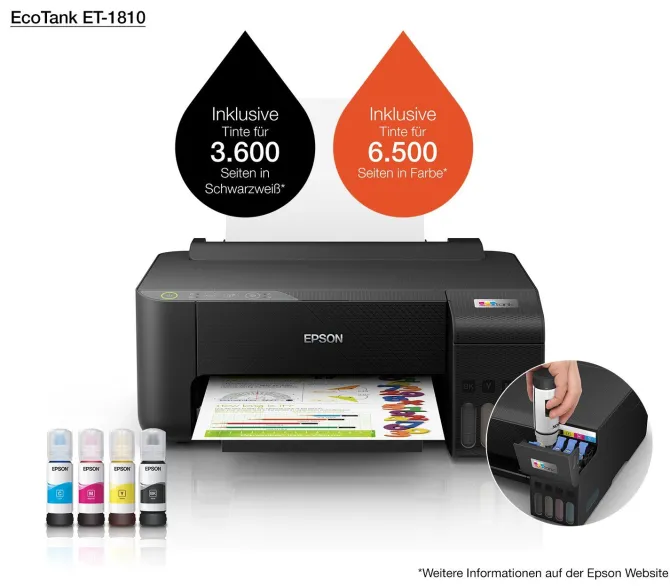 Epson Stampante a colori ECOTANK ET-1810