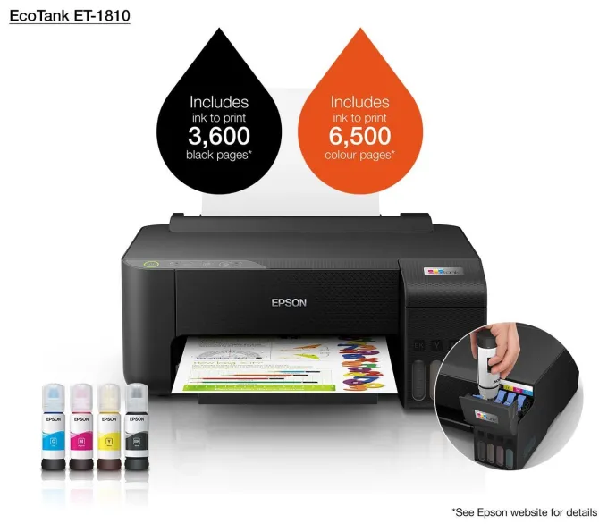 Epson Stampante a colori ECOTANK ET-1810