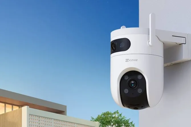 EZVIZ H9C Dual 2K+2K - Telecamera Motorizzata Da Esterno con Sensore PIR, Color Night Vision - CSH9C-2K