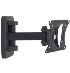 Fe-al Over Super 2 - Supporto da parete per TV 10"-26", Vesa 100x100, Due snodi e inclinabile