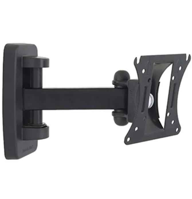Fe-al Over Super 2 - Supporto da parete per TV 10"-26", Vesa 100x100, Due snodi e inclinabile
