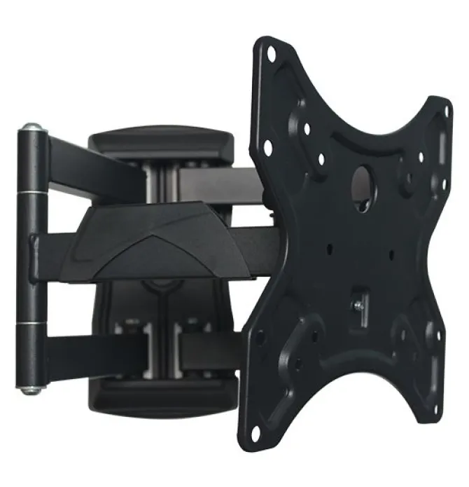 Fe.Al. SMART Q Supporto da parete per TV 32"-55" Doppio braccio per TV a schermo CURVO e PIATTO