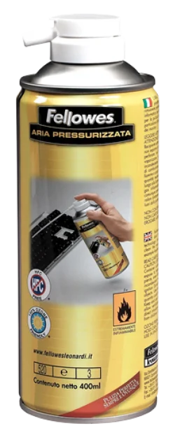 Fellowes Aria Pressurizzata per eliminare polvere e residui dalle fessure più difficili