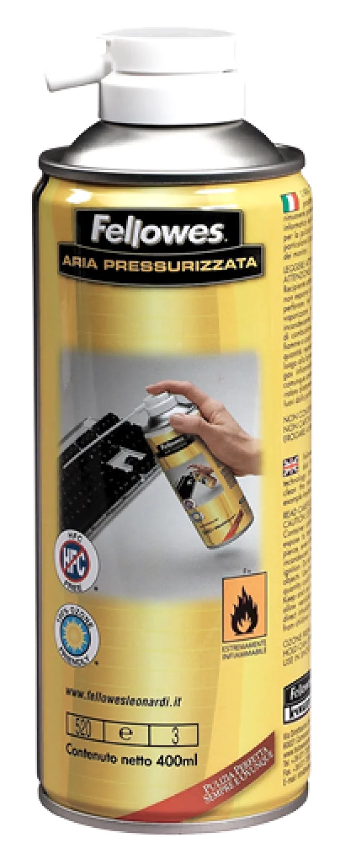 Fellowes Aria Pressurizzata per eliminare polvere e residui dalle fessure più difficili