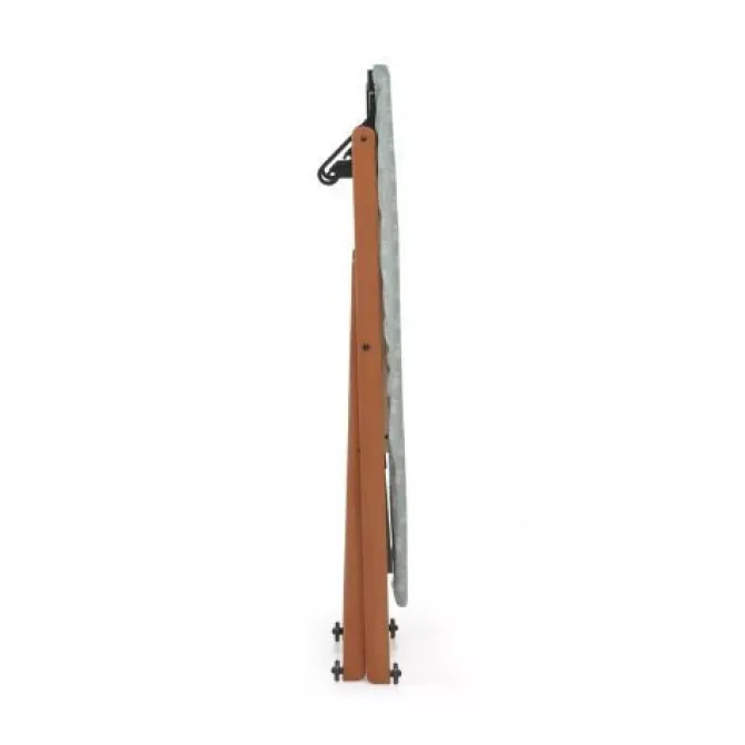 Foppapedretti - Asse da Stiro Pieghevole 1020x490 mm Rotelle Noce Assai Evo Noce