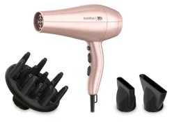 GA.MA Italy Professional, Asciugacapelli Keration Diva 3D, 2300W, Tecnologia Micro Glitt e 3D Therapy Ultra Ion, Motore AC, 6 Combinazioni di Asciugatura, Filtro Amovibile, Accessori Inclusi