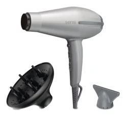 GA.MA - TEMPO 5D SENSI, Asciugacapelli 2200 Watt, 3 temperature, 2 velocità - GRIGIO