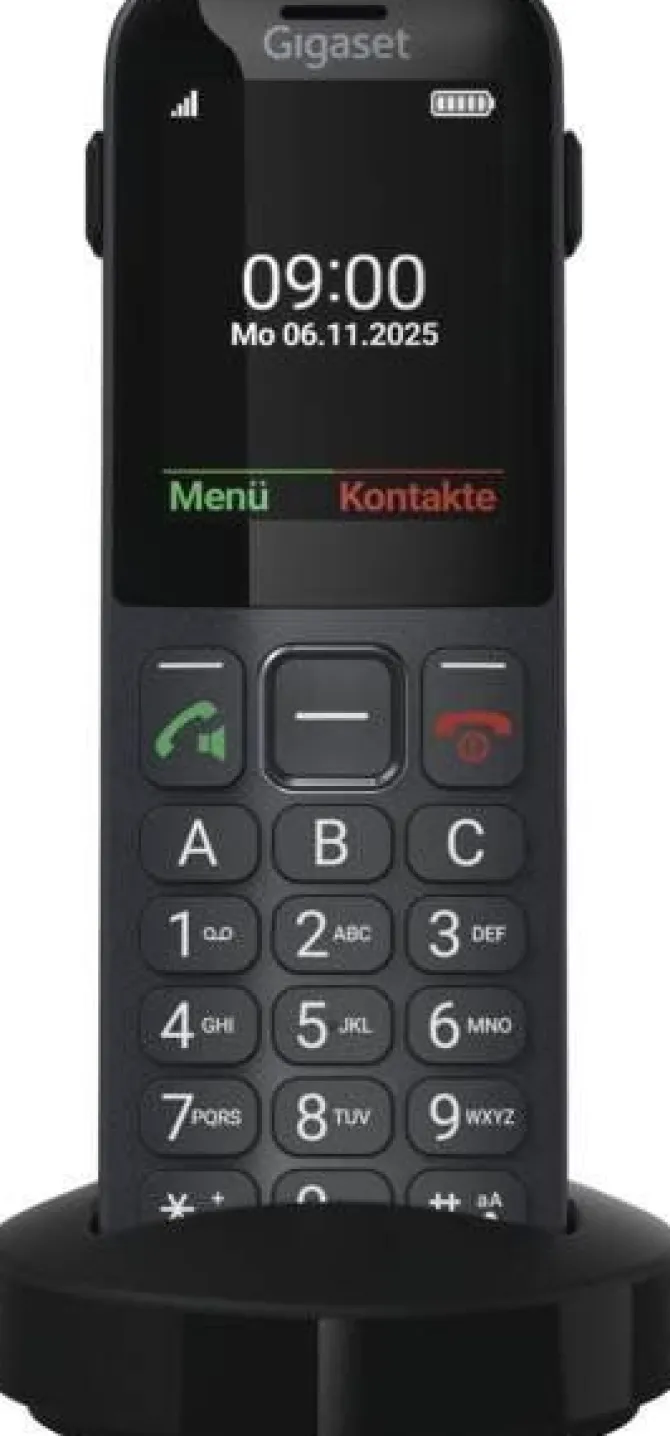 Gigaset - Cellulare Comfort 600 Sim-black