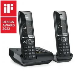 Gigaset COMFORT 550A duo Telefono analogico/DECT Cordless Nero