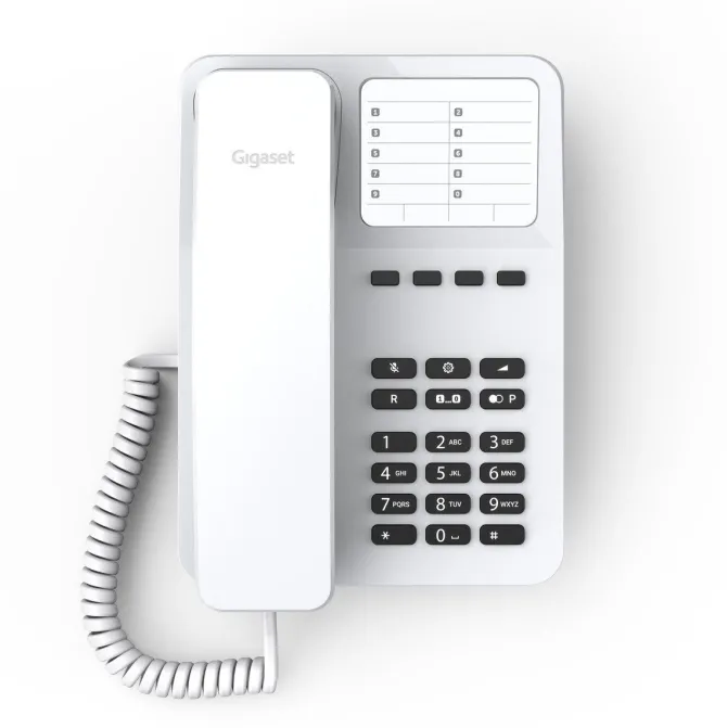Gigaset DESK 400 Telefono analogico Bianco