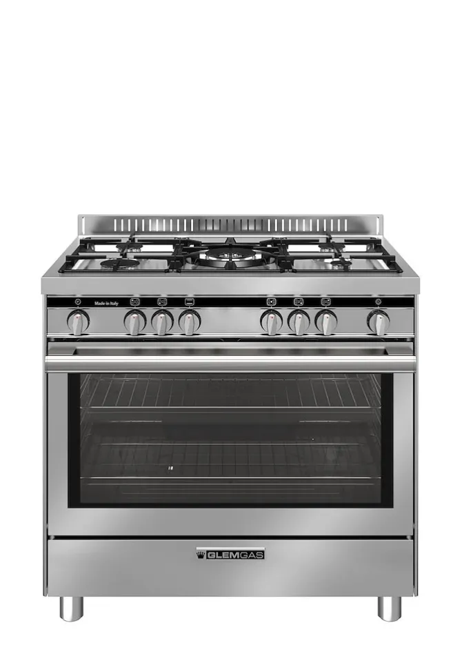 GLEM GAS Cucina a gas ST965VI Classe A INOX