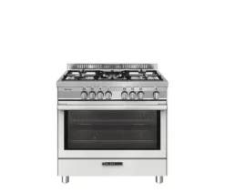 Glem Gas Cucina 5 Fuochi Forno Elettrico Ventilato Inox