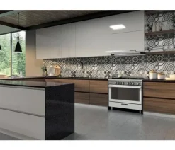 Glem Gas Cucina 5 Fuochi Forno Elettrico Ventilato Inox