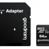GOODRAM microSD 64GB GOODRAM SDXC c10 UHS-I/U1 M1AA con adattatore 100R/10W - M1AA-0640R12