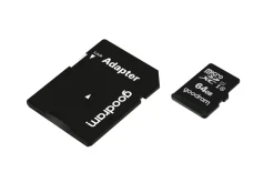GOODRAM microSD 64GB GOODRAM SDXC c10 UHS-I/U1 M1AA con adattatore 100R/10W - M1AA-0640R12