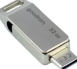 GOODRAM PEN DRIVE 32GB GOODRAM USB 3.2/TYPE C DualDrive ODA3 SILVER 60R/20W - ODA3-0320S0R11