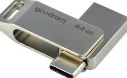 GOODRAM PEN DRIVE 64GB GOODRAM USB 3.2/TYPE C DualDrive ODA3 SILVER 60R/20W - ODA3-0640S0R11