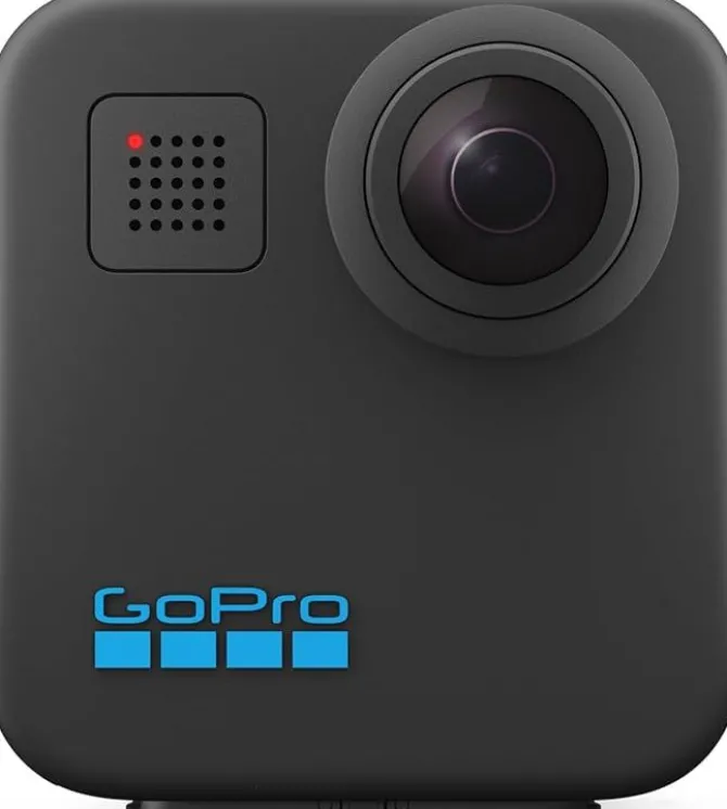 GoPro Action cam MAX 360, Chip Cmos, risoluzione 5,6K, TimeWarp 360 - Nero