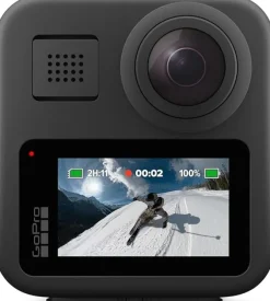 GoPro Action cam MAX 360, Chip Cmos, risoluzione 5,6K, TimeWarp 360 - Nero