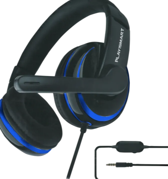 GO SMART HEADSETBLU Cuffie con jack Blu