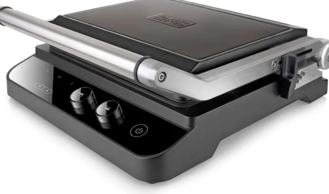 Grill Elettrico Black+Decker BXGR2000E 2000 W Acciaio Inossidabile Nero
