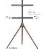 Guarnieri 397 Supporto da pavimento per TV piatte o curve da 45”a 65”