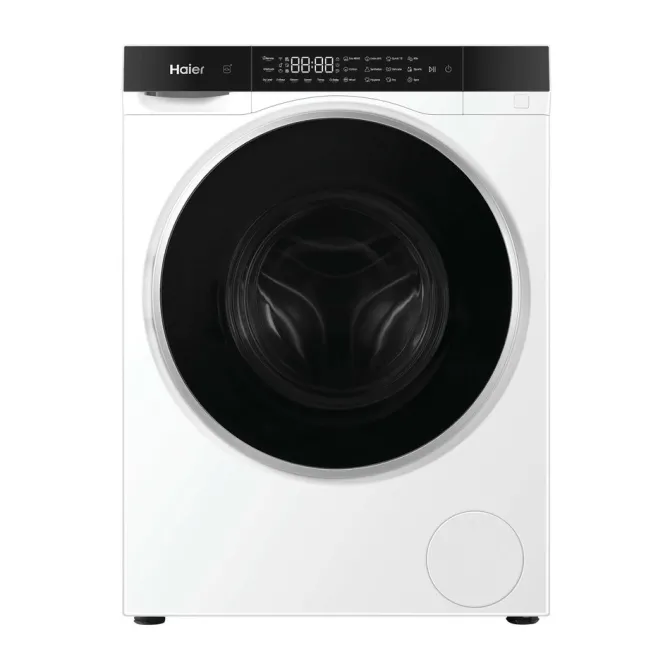 Haier Minidrum, Lavasciuga Compatta 5+2,5 KG, Classe A, 1200 giri, Bianco, AI PowerDrive, Refresh, Wi-Fi, HWD50-BP12307U-S