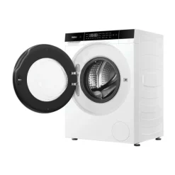 Haier Minidrum, Lavasciuga Compatta 5+2,5 KG, Classe A, 1200 giri, Bianco, AI PowerDrive, Refresh, Wi-Fi, HWD50-BP12307U-S